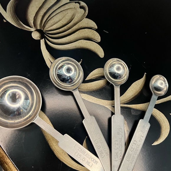 Stainless steel measuring spoons - Picture 2 of 5